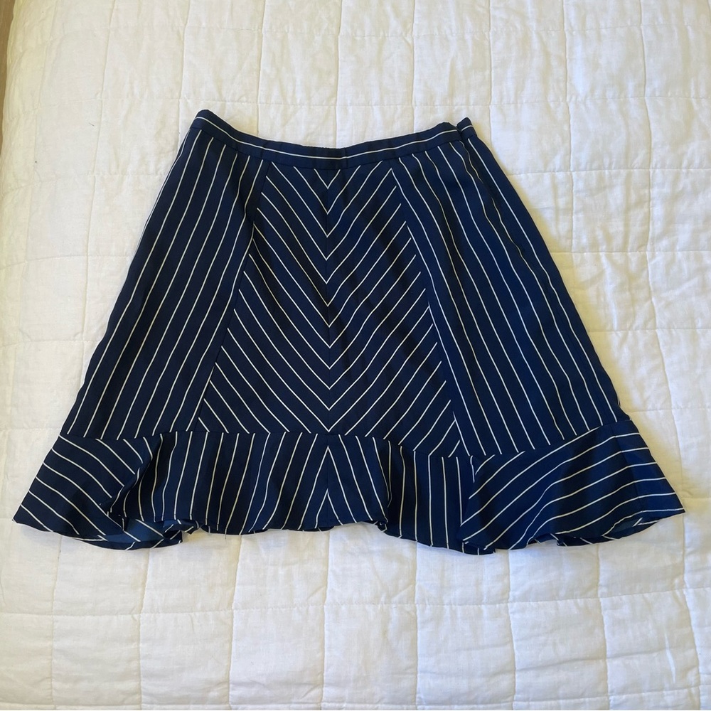 JCrew Pinstripe Skirt